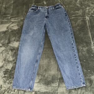 L.L. Bean Original Fit Relaxed Jeans Womens 14 Blue Denim Straight Leg Casual